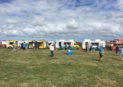 food truck catering at out door event