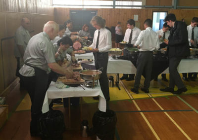 school hall catering Wellington