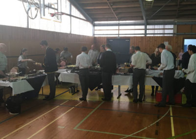 school hall catering Wellington